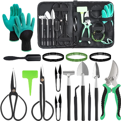 herramienatas cuidados kokedamas, kit cuidado kokedamas